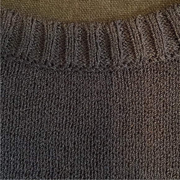 St.John Twin Set Navy/ white Wool Blend Cardigan / Vest size M - Picture 12 of 16